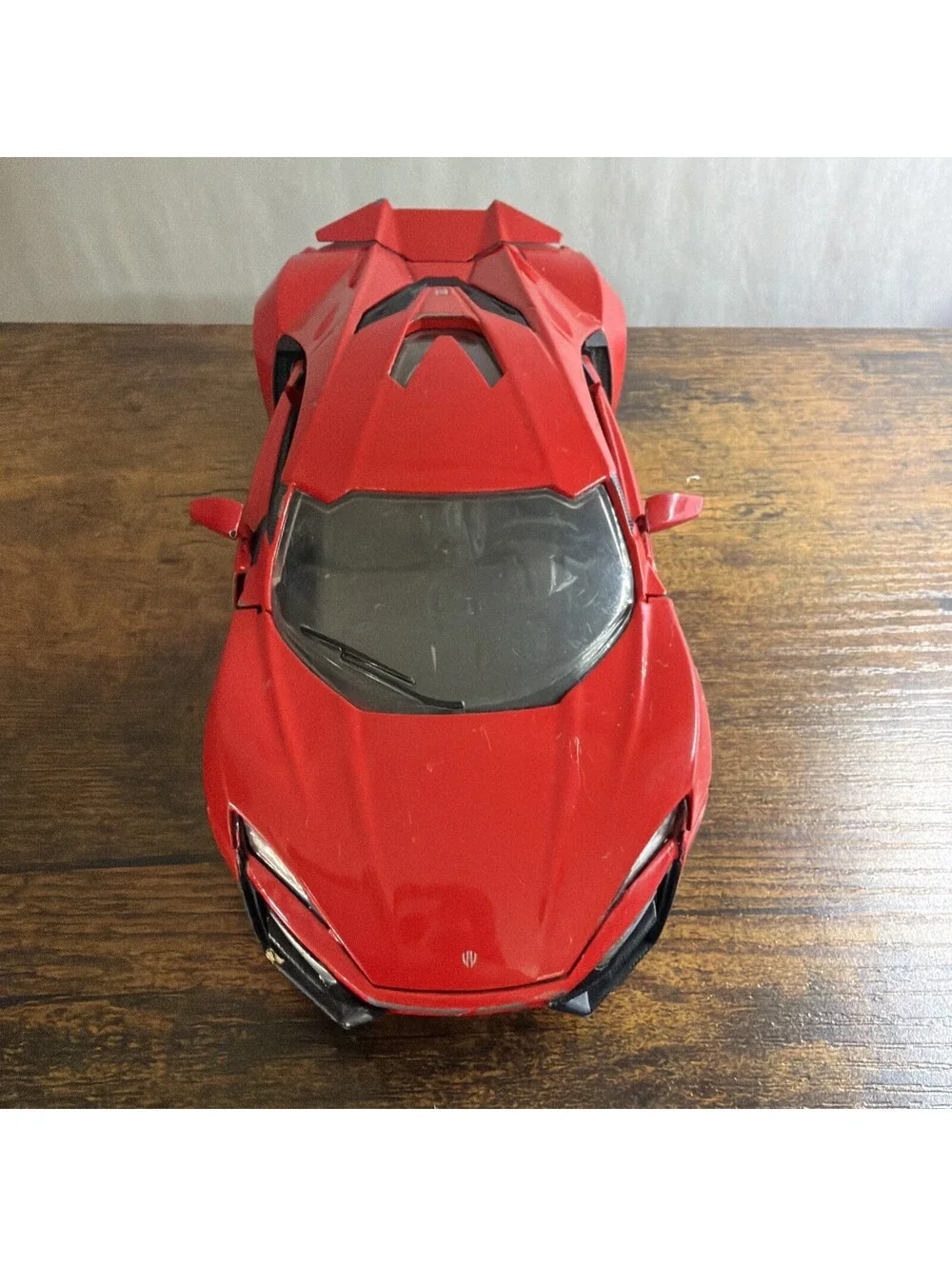 1/24 Jada Fast & Furious 7 Movie Lykan HyperSport Diecast Model Car Red 97377